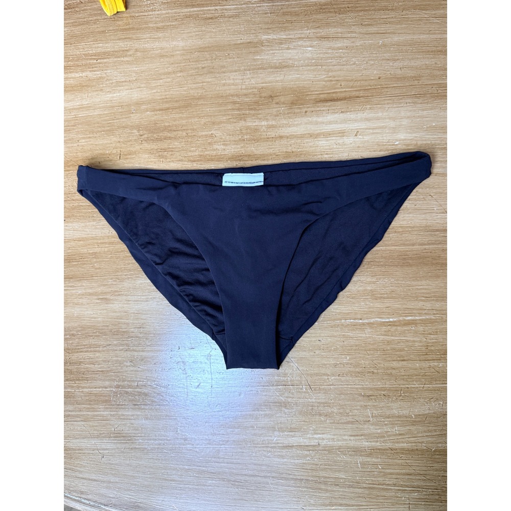 Robin Piccone Ava Black Hipster Bikini Bottom Large 191764 Womens Swimwear - Picture 3 of 5